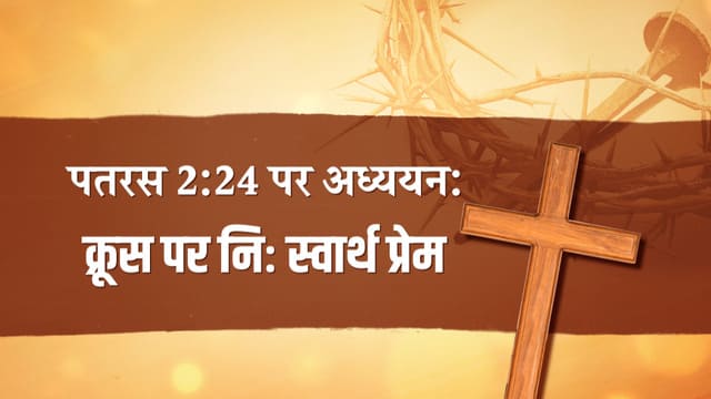 1 Peter 2:24 in Hindi: क्रूस पर निःस्वार्थ प्रेम